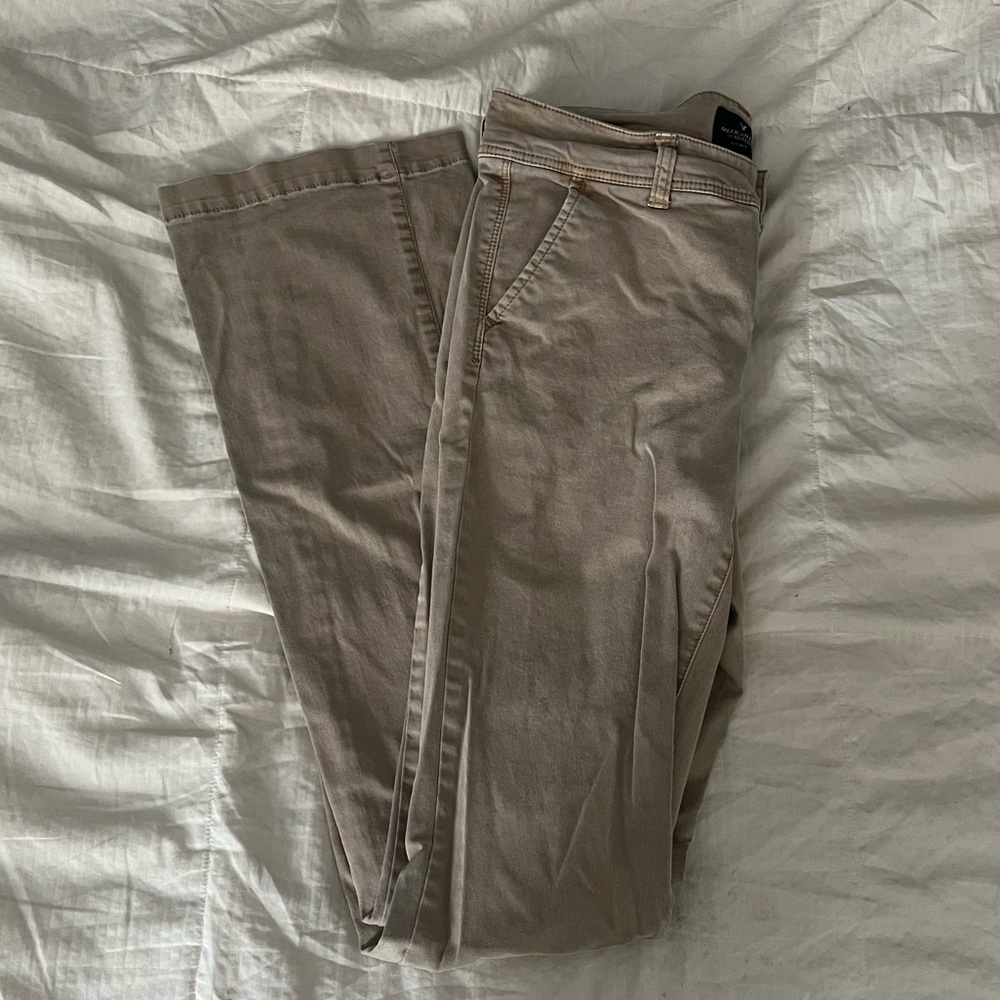 Kakhi American Eagle Kick Boot Pants